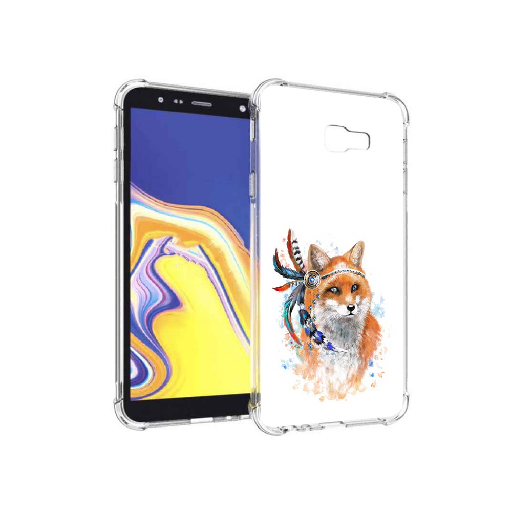 

Чехол MyPads Tocco для Samsung Galaxy J4+ (2018) инду лиса (PT118081.545.377), Прозрачный, Tocco