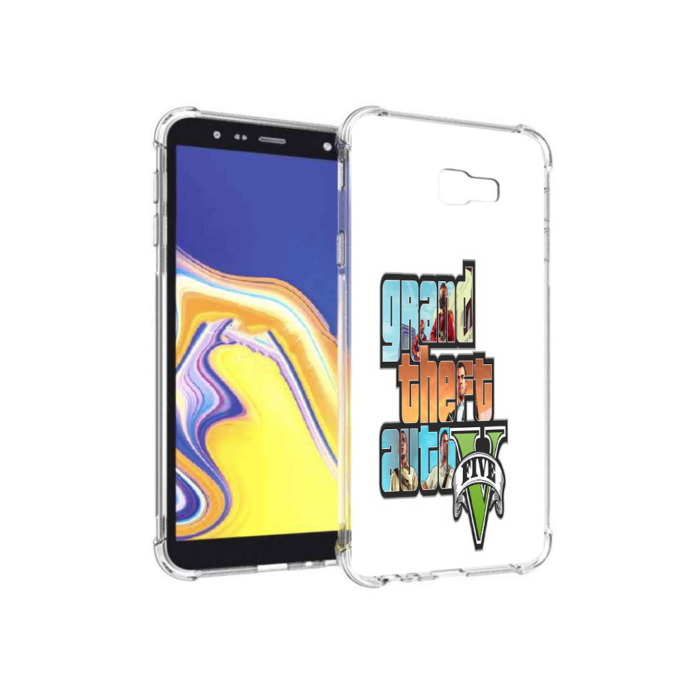 

Чехол MyPads Tocco для Samsung Galaxy J4+ (2018) игра гта (PT118081.545.373), Прозрачный, Tocco