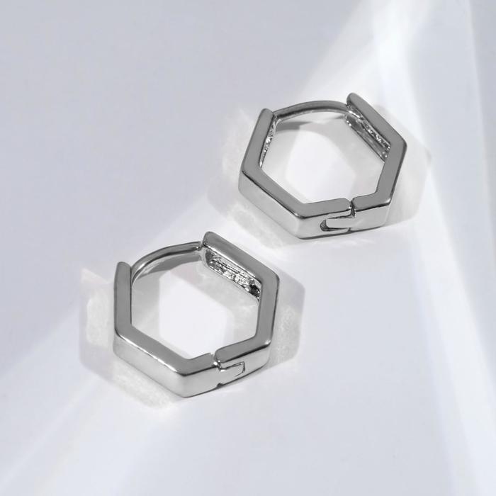 

Серьги конго из бижутерного сплава Queen Fair 6943942, без вставки