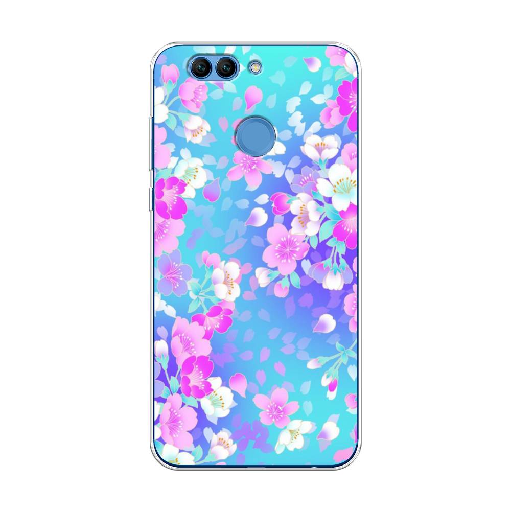 

Чехол Awog на Huawei Nova 2 Plus "Яблоневые цветы", Разноцветный, 63050-8