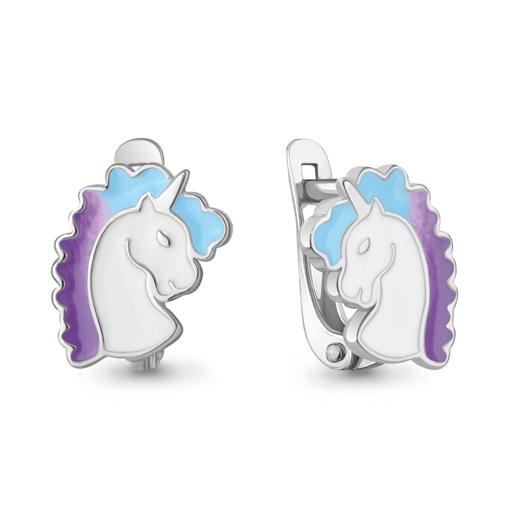 

Серьги из серебра с эмалью Aquamarine Aquamarine 34165_925_р, 34165_925_р