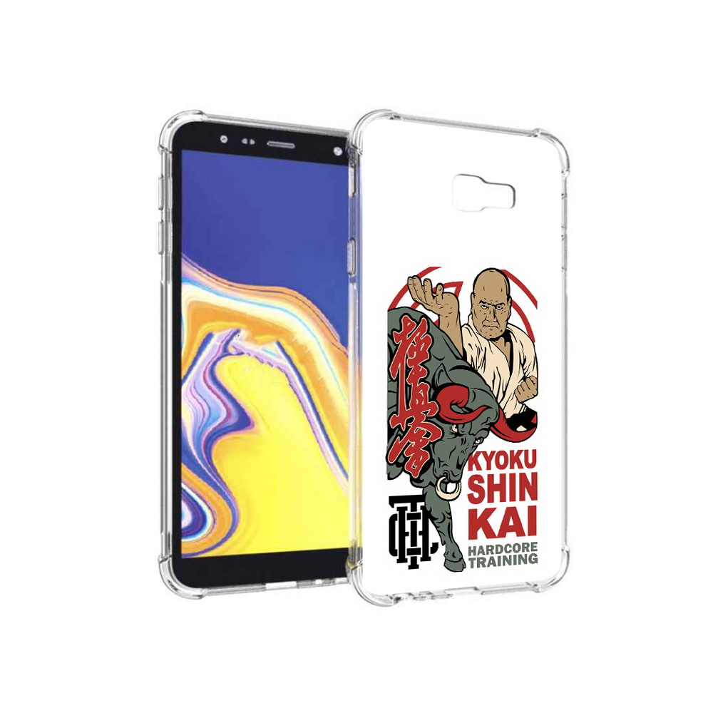

Чехол MyPads Tocco для Samsung Galaxy J4+ (2018) единоборства рисунок (PT118081.545.343), Прозрачный, Tocco
