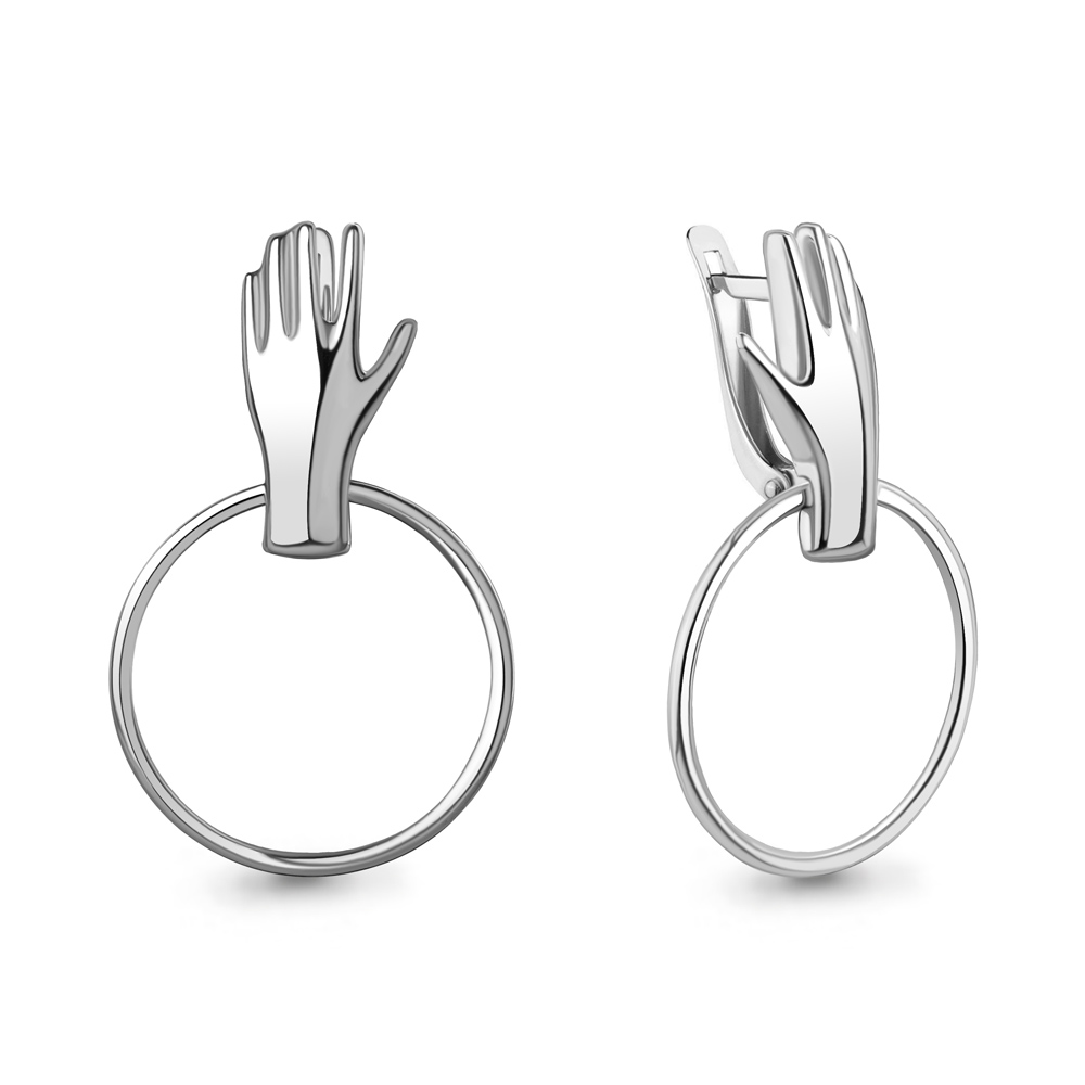 

Серьги из серебра Aquamarine Aquamarine 34145_925_р, 34145_925_р