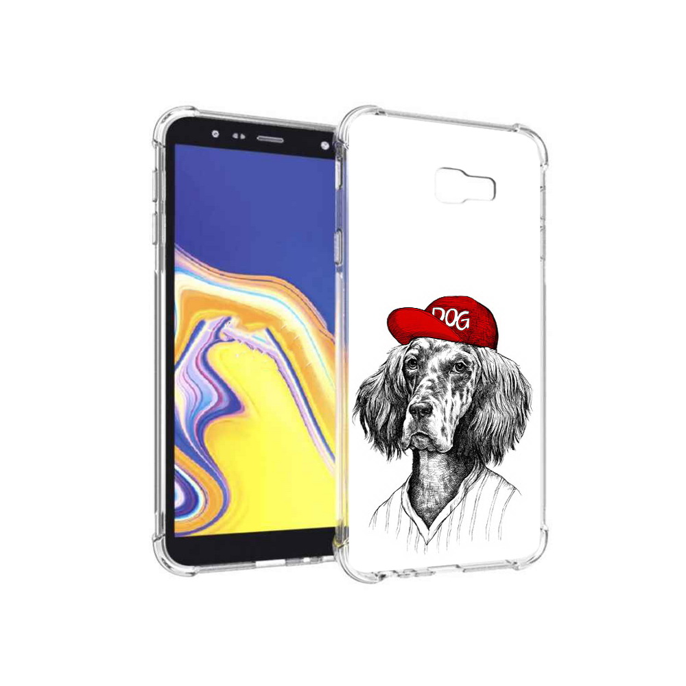 

Чехол MyPads Tocco для Samsung Galaxy J4+ (2018) дог (PT118081.545.333), Прозрачный, Tocco