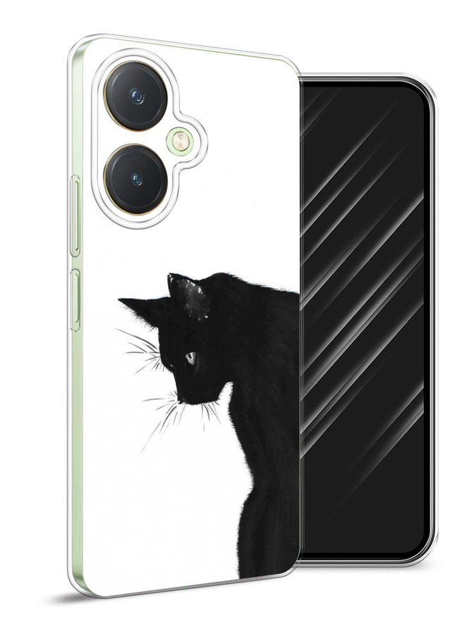 

Чехол Awog на Vivo Y27 4G "Black cat", Черный;белый, 269150-1