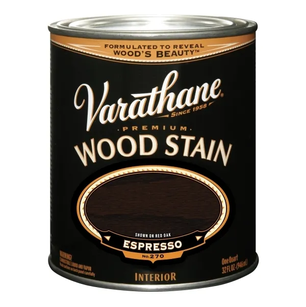 

Масло для дерева и мебели Varathane Wood Stain быстросохнущее, Эспрессо, 0.946 мл, Premium Wood Stain