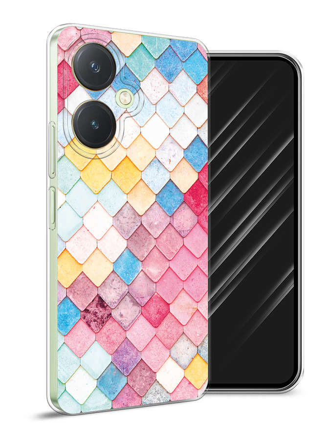 

Чехол Awog на Vivo Y27 4G "Нежные ромбики", Красный, 269150-1