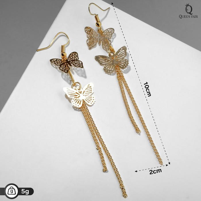 

Серьги подвески из бижутерного сплава Queen Fair 7461967, без вставки