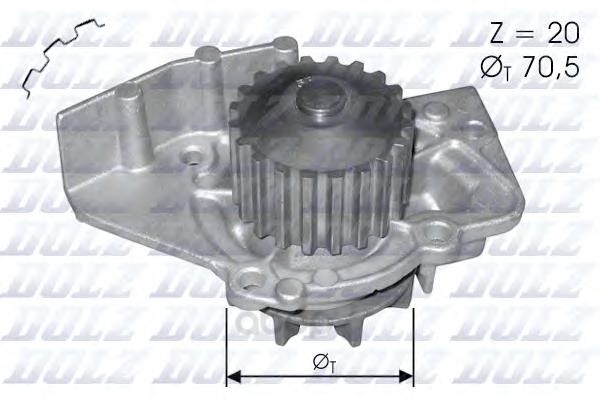 

Насос водяной PEUGEOT 206 1.8D 98-, 2.0 TD Hdi 98-, 306 1.8D/2.0TD Hdi 98-, 406 2.0TD HDi