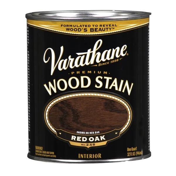 Масло для дерева и мебели Varathane Wood Stain быстросохнущее, Красный дуб, 0.946 мл