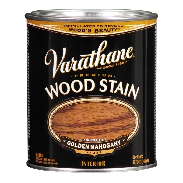 фото Масло для дерева и мебели varathane wood stain быстросохнущее, золотой махагон, 0.946 мл