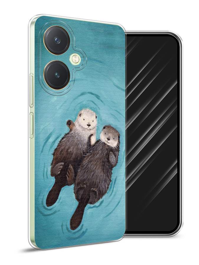 

Чехол Awog на Vivo Y27 4G "Парочка бобров", Голубой, 269150-1