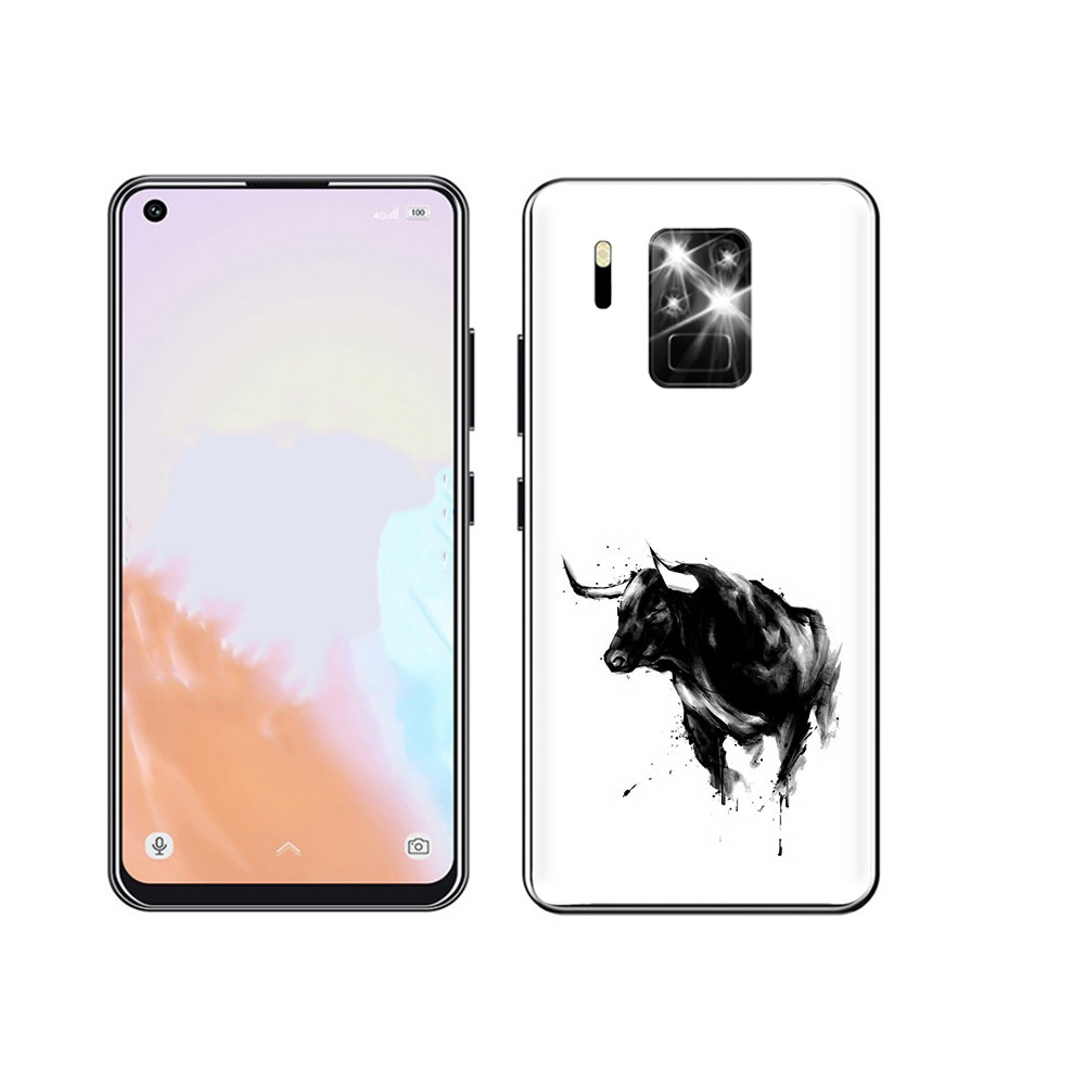 

Чехол MyPads Tocco для Oukitel C18 Pro бык, Прозрачный, Tocco