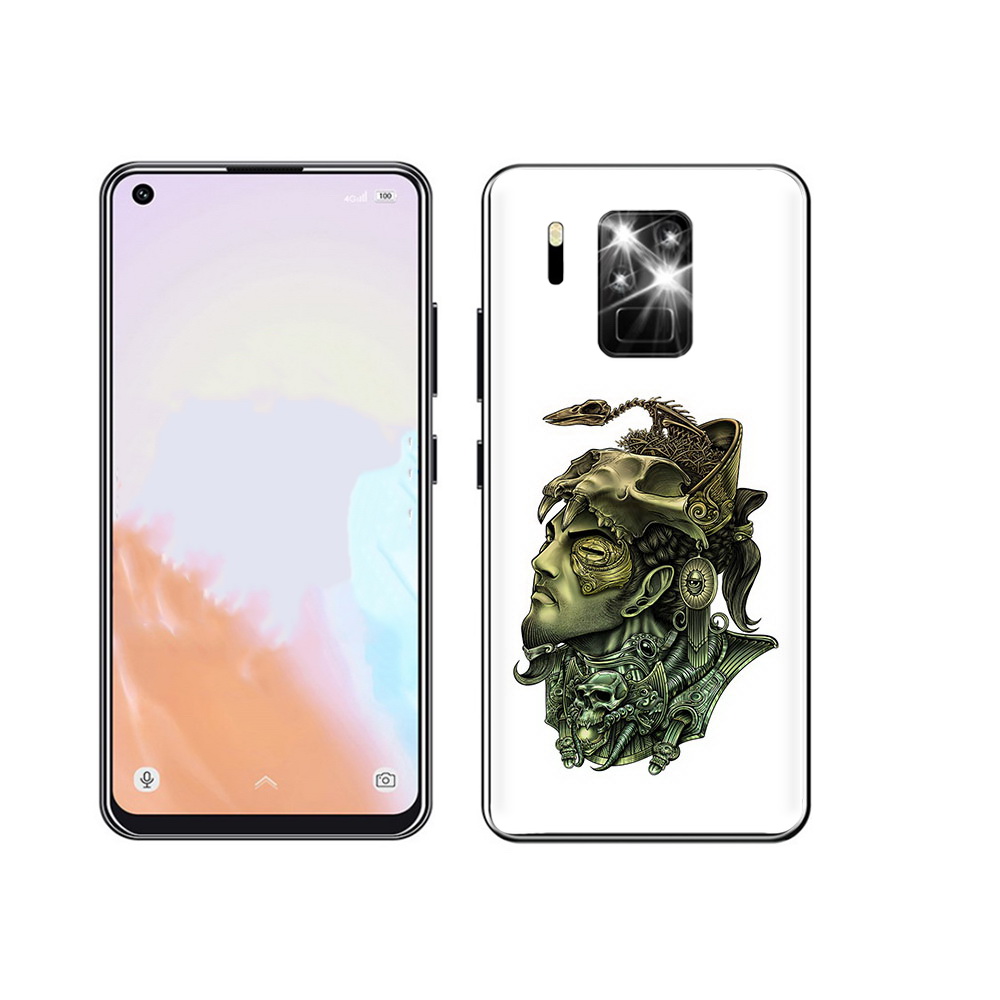 

Чехол MyPads Tocco для Oukitel C18 Pro бронзовый воин, Прозрачный, Tocco