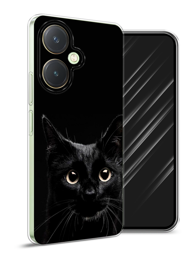

Чехол Awog на Vivo Y27 4G "Добрый кот", Черный, 269150-1