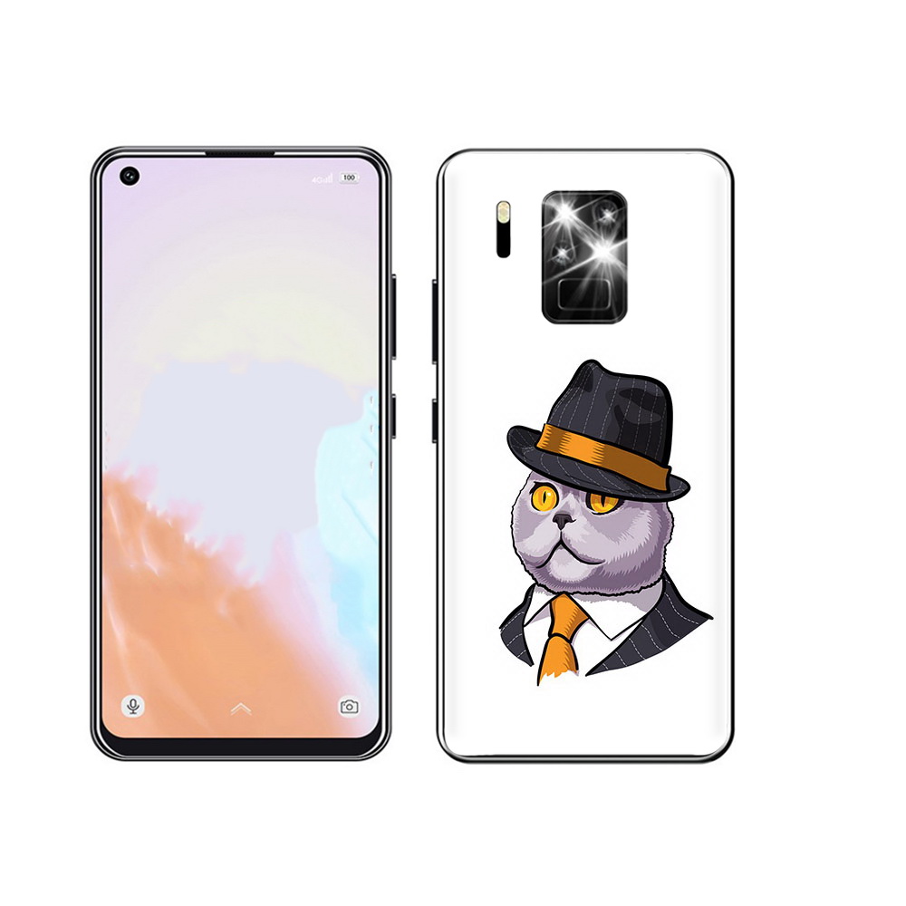 

Чехол MyPads Tocco для Oukitel C18 Pro британец, Прозрачный, Tocco