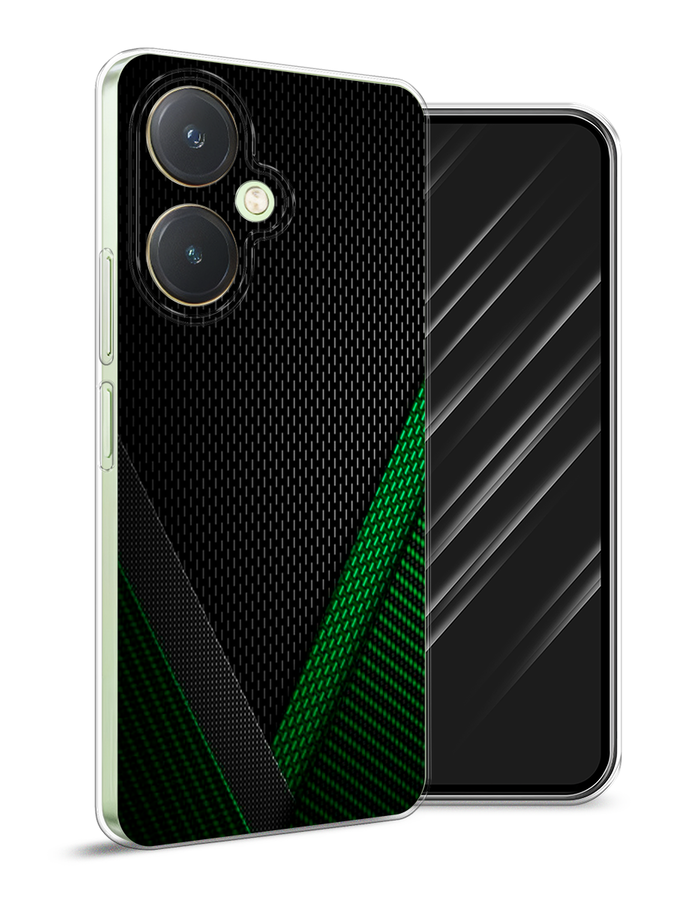 

Чехол Awog на Vivo Y27 4G "Зеленый карбон", Черный;зеленый, 269150-1
