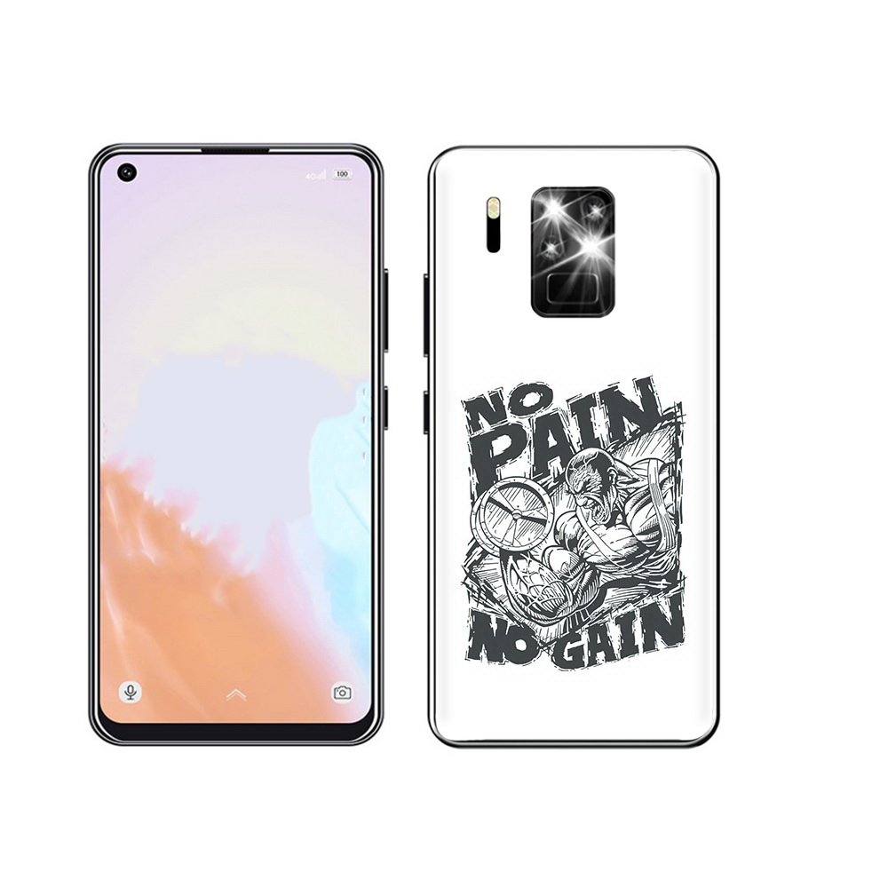 

Чехол MyPads Tocco для Oukitel C18 Pro бодибилдинг тяжелая работа, Прозрачный, Tocco