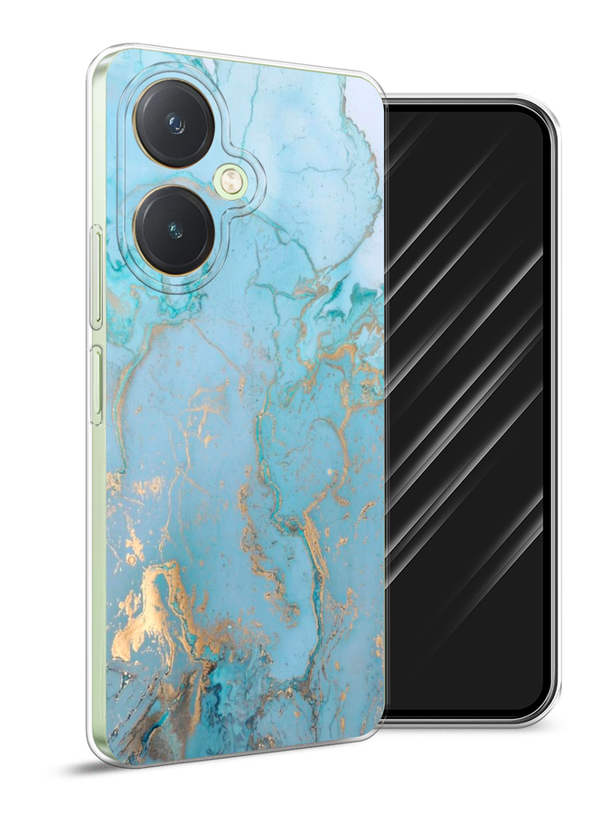 

Чехол Awog на Vivo Y27 4G "Голубой мрамор рисунок", 269150-1