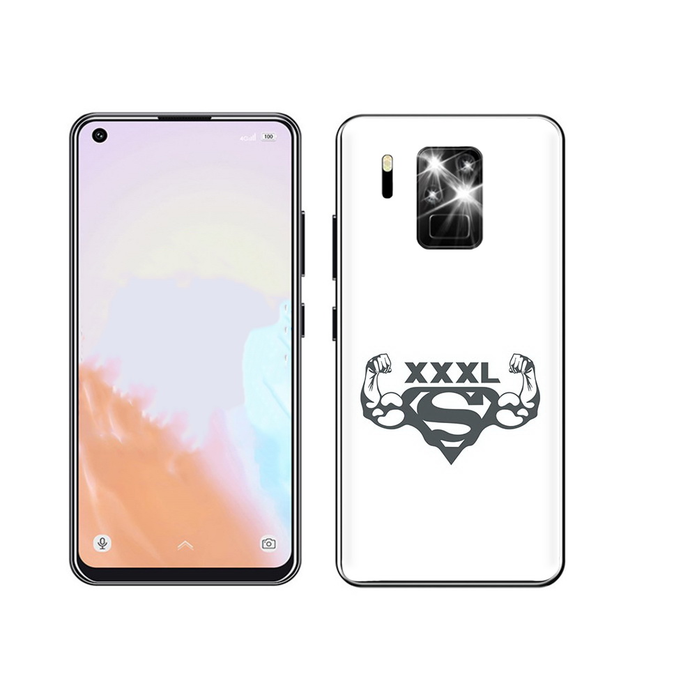 

Чехол MyPads Tocco для Oukitel C18 Pro бодибилдинг супермен, Прозрачный, Tocco