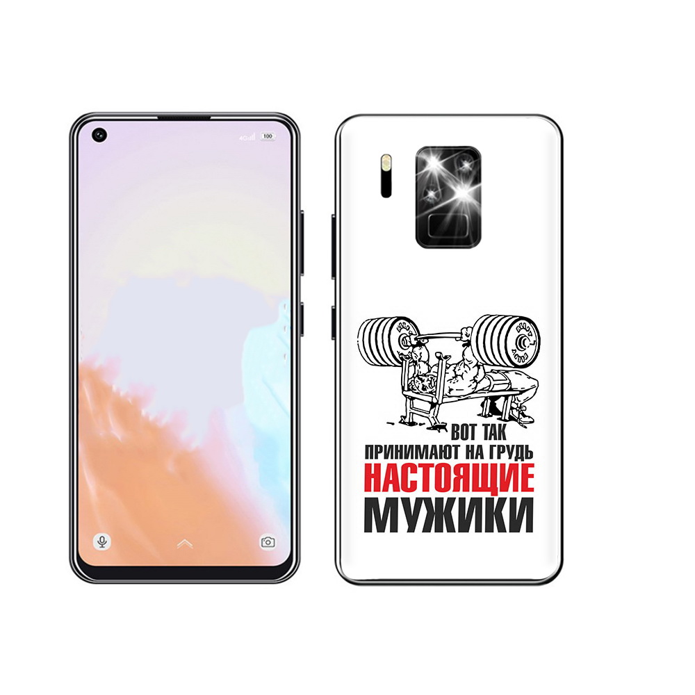Чехол MyPads Tocco для Oukitel C18 Pro бодибилдинг для мужиков