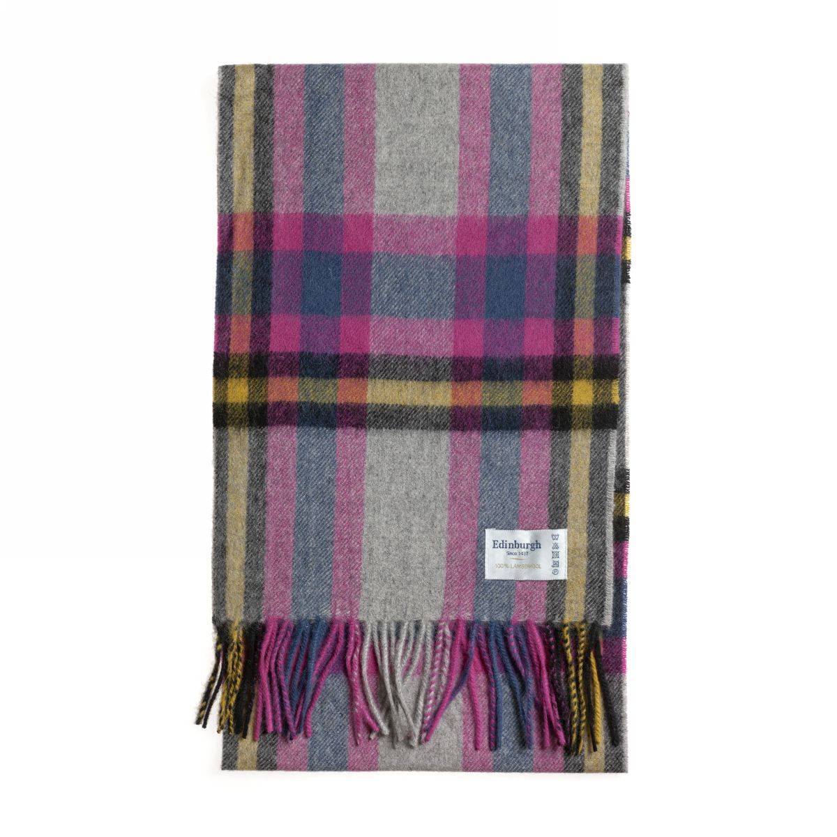 

Шарф унисекс Edinburgh Lambswool Scarf розовый, 178х26 см, Разноцветный, Lambswool Scarf