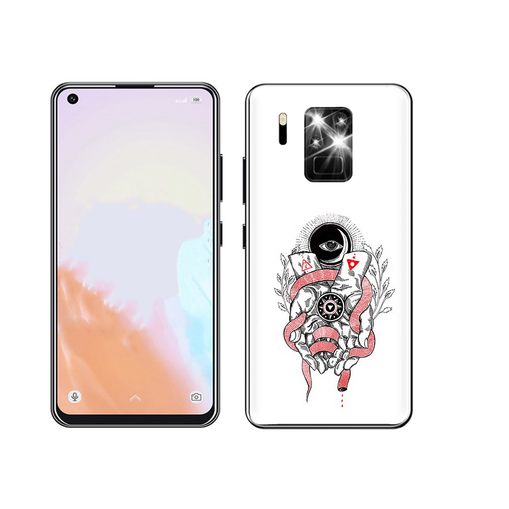 

Чехол MyPads Tocco для Oukitel C18 Pro абстрация связанные руки, Прозрачный, Tocco