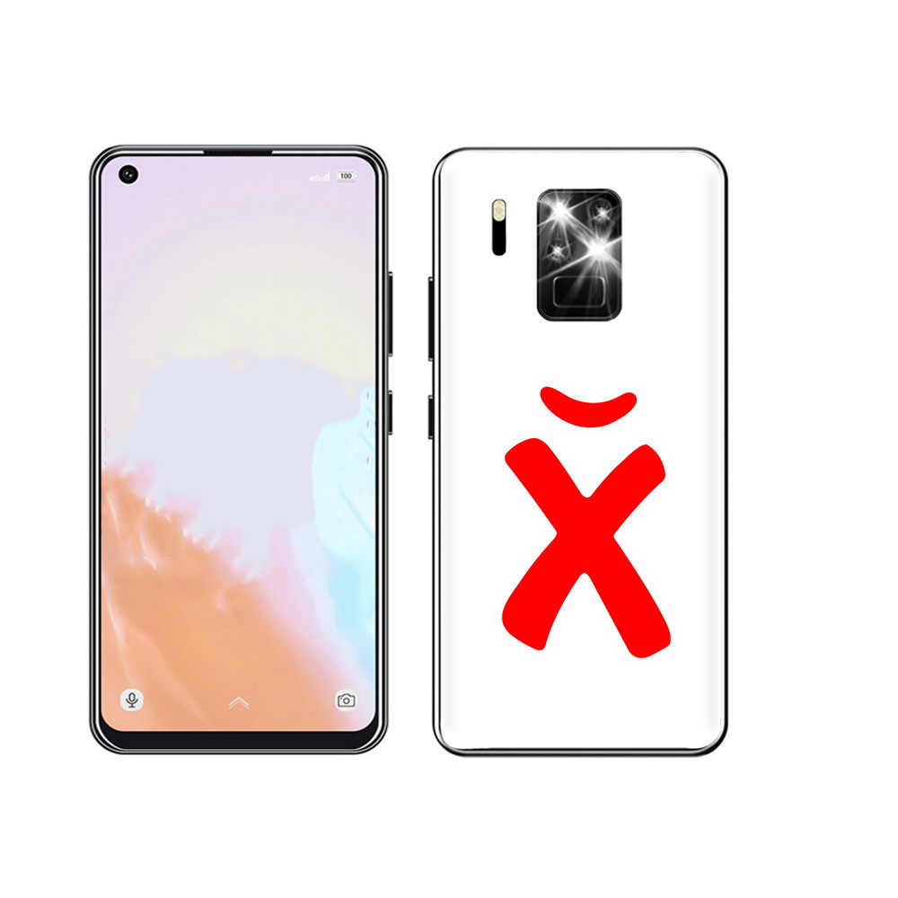 

Чехол MyPads Tocco для Oukitel C18 Pro абстракция буква х, Прозрачный, Tocco