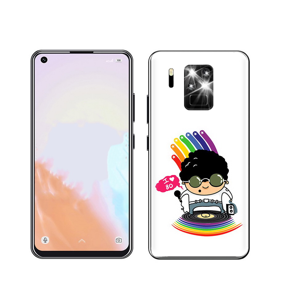 

Чехол MyPads Tocco для Oukitel C18 Pro Я люблю 80-е, Прозрачный, Tocco