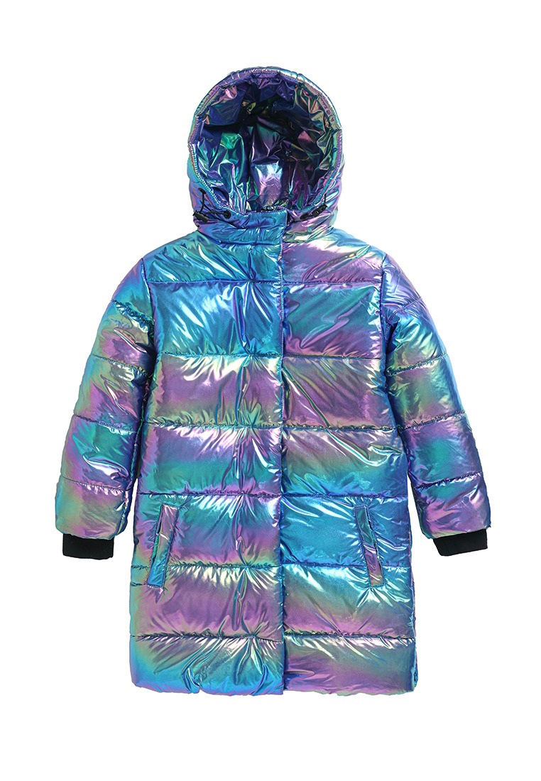 Пальто детское Max&Jessi разноцветный, 104 для девочек
