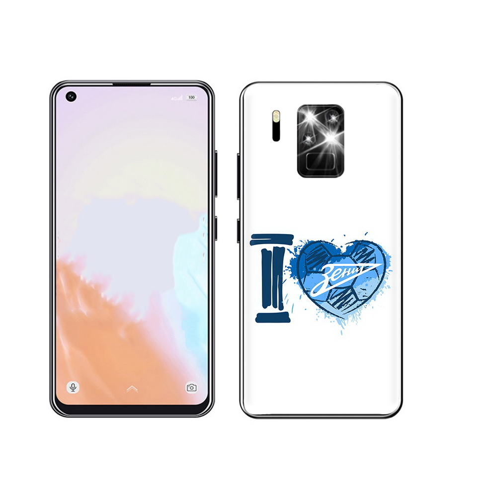 

Чехол MyPads Tocco для Oukitel C18 Pro ФК я люблю зенит, Прозрачный, Tocco