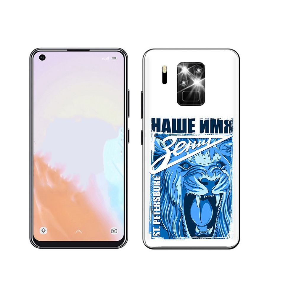 

Чехол MyPads Tocco для Oukitel C18 Pro ФК наше имя зенит, Прозрачный, Tocco
