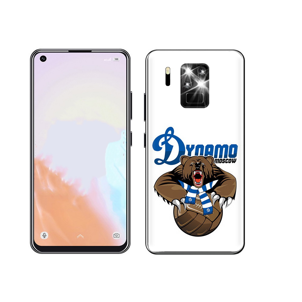 

Чехол MyPads Tocco для Oukitel C18 Pro ФК Динамо медведь, Прозрачный, Tocco