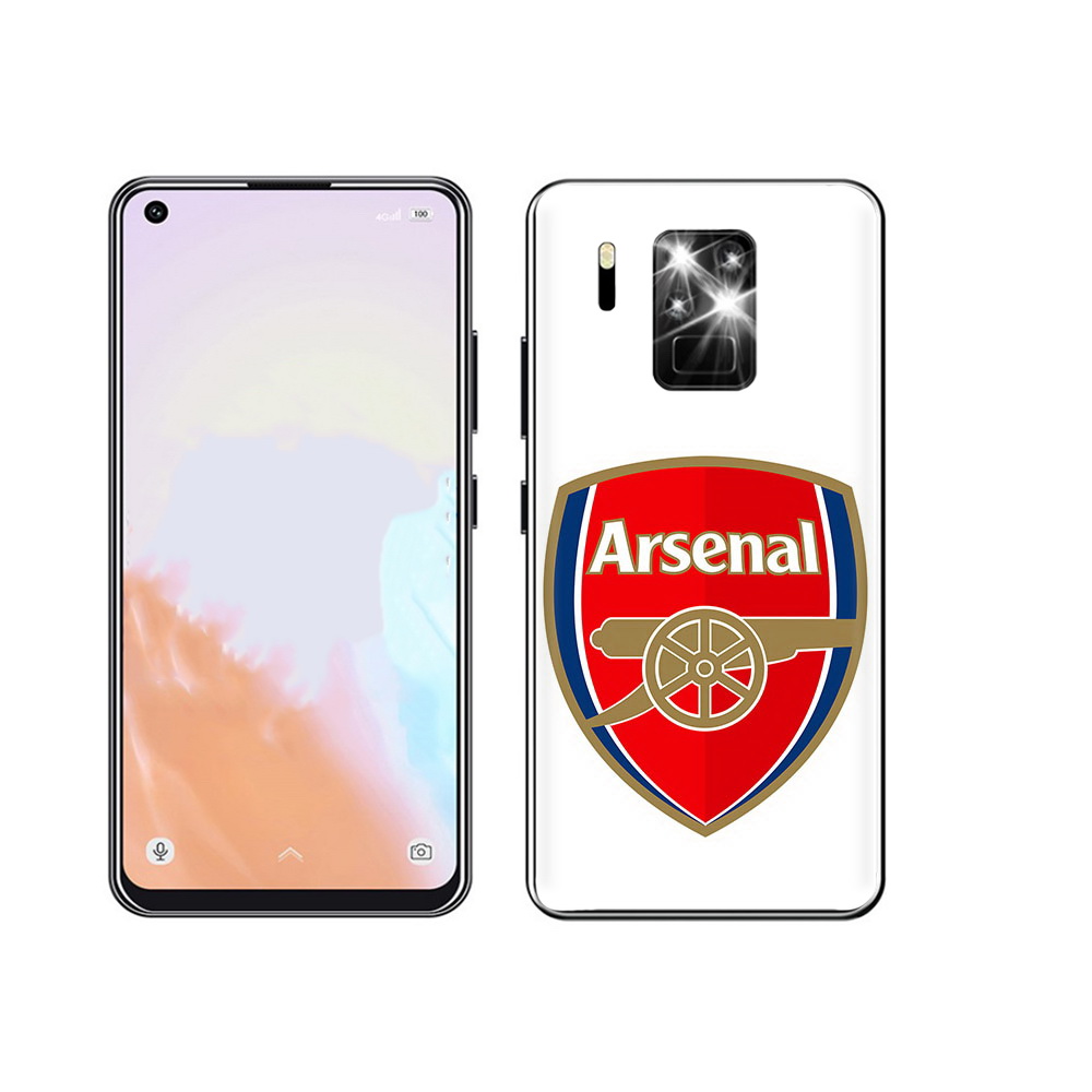 

Чехол MyPads Tocco для Oukitel C18 Pro ФК Арсенал логотип, Прозрачный, Tocco