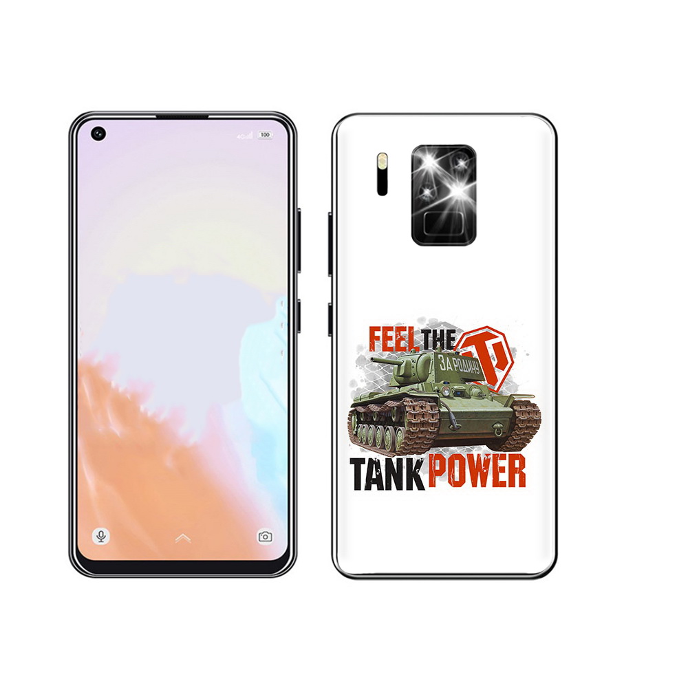 

Чехол MyPads Tocco для Oukitel C18 Pro Танк, Прозрачный, Tocco