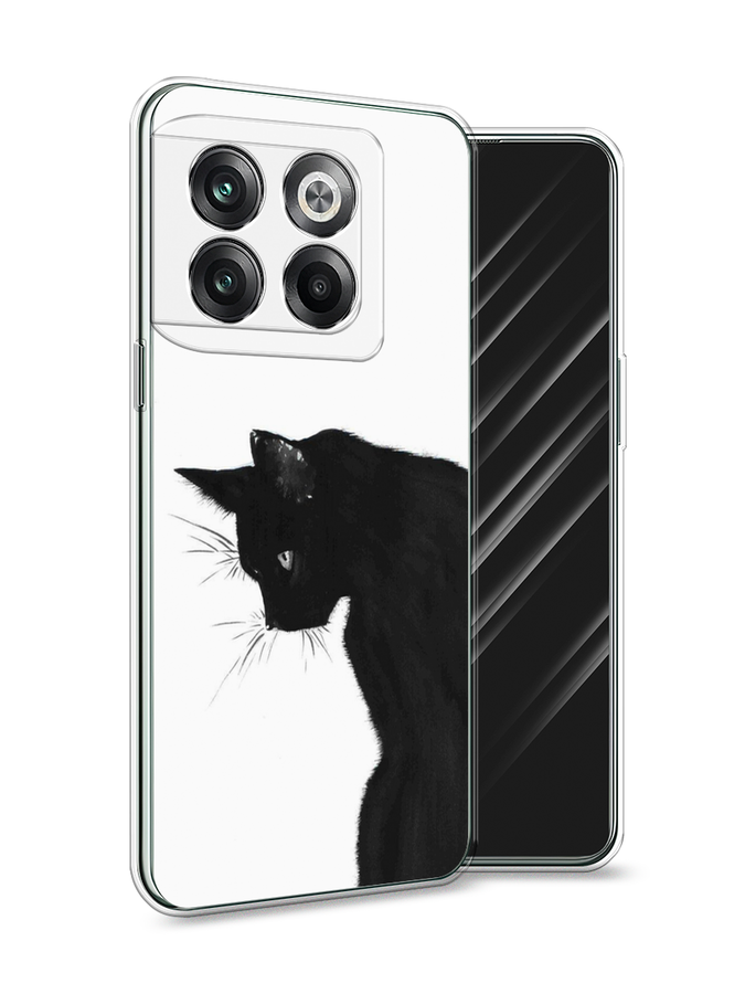 

Чехол Awog на OnePlus 10T / ВанПлас 10T "Black cat", Разноцветный, 153150-1