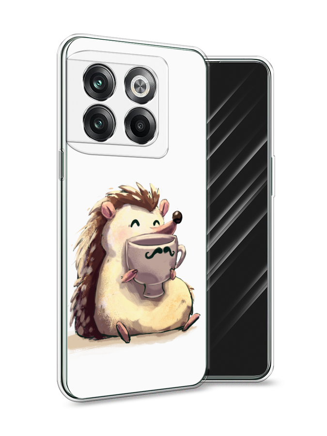 

Чехол Awog на OnePlus 10T / ВанПлас 10T "Еж кофеман", Разноцветный, 153150-10