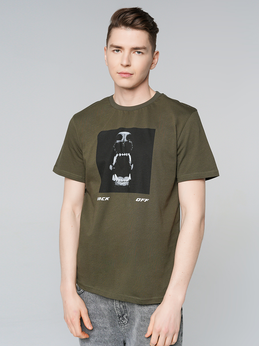 

Футболка мужская ТВОЕ 83727 хаки XXL, 83727