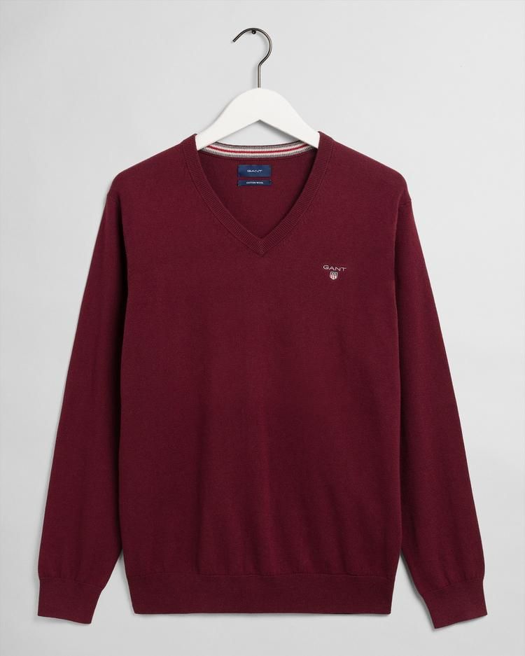 Пуловер мужской GANT 8010520 бордовый 5XL