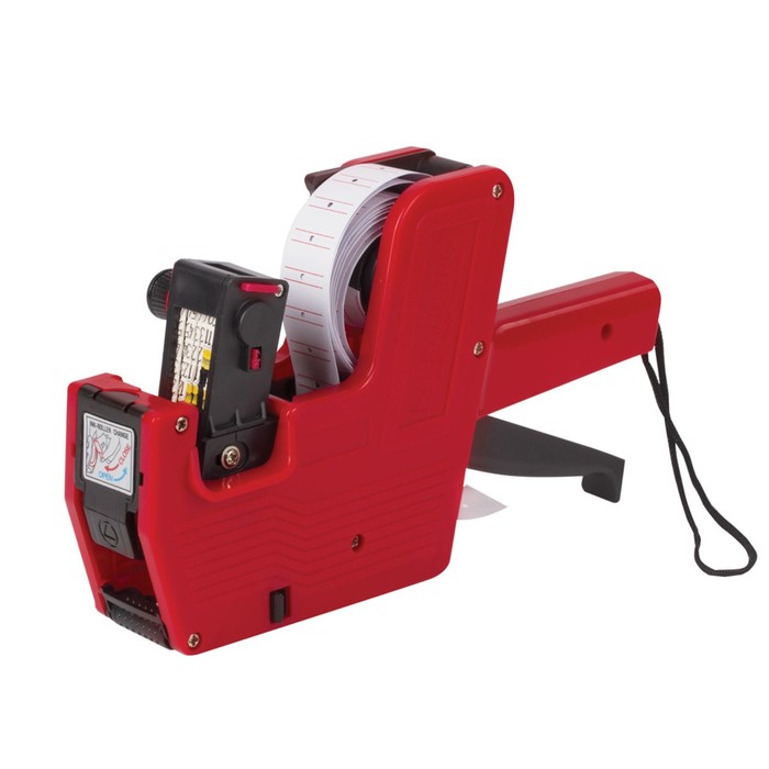 

Этикет-пистолет 1-строчный цифры, знаки 8 символов, 21 х 12 мм, прямоугольная