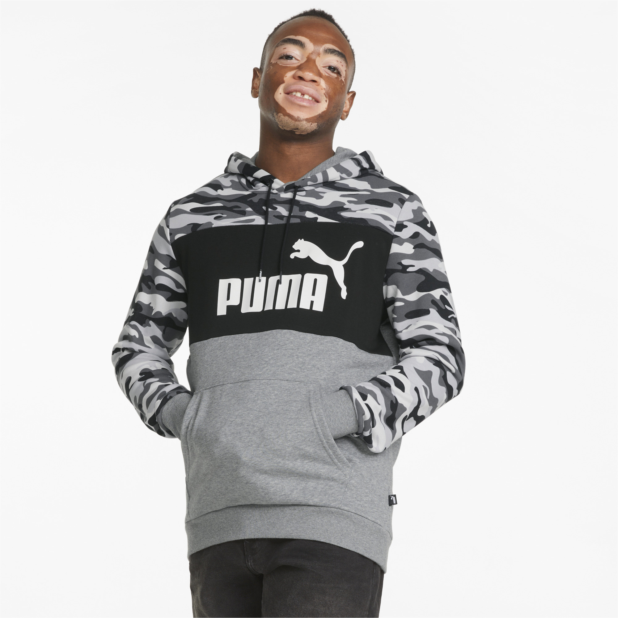 

Худи мужское PUMA 84857301 серое S, 84857301