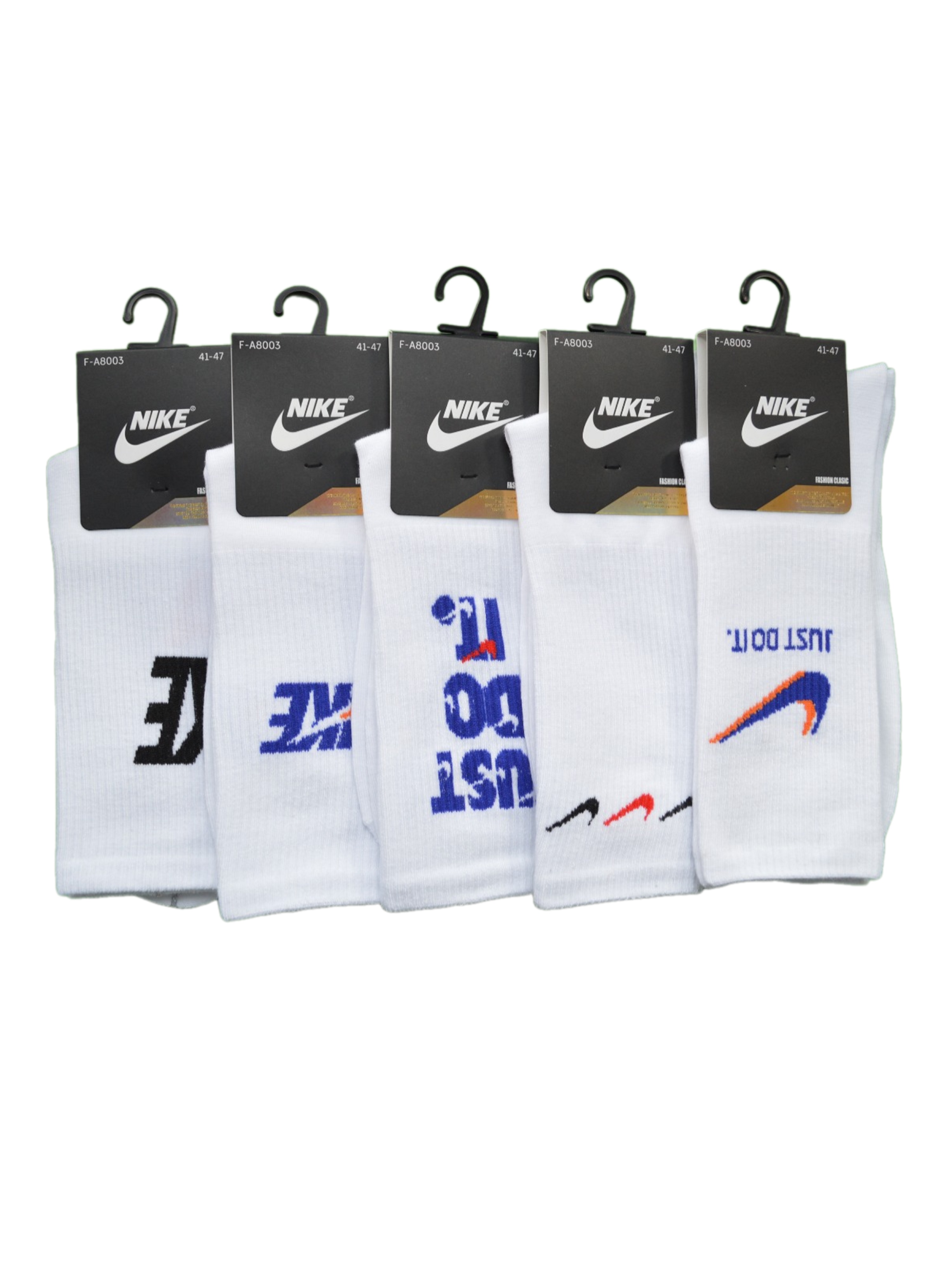 

Комплект носков унисекс Nike NI-F-A8003-4 белых 41-47, Белый, NI-F-A8003-4