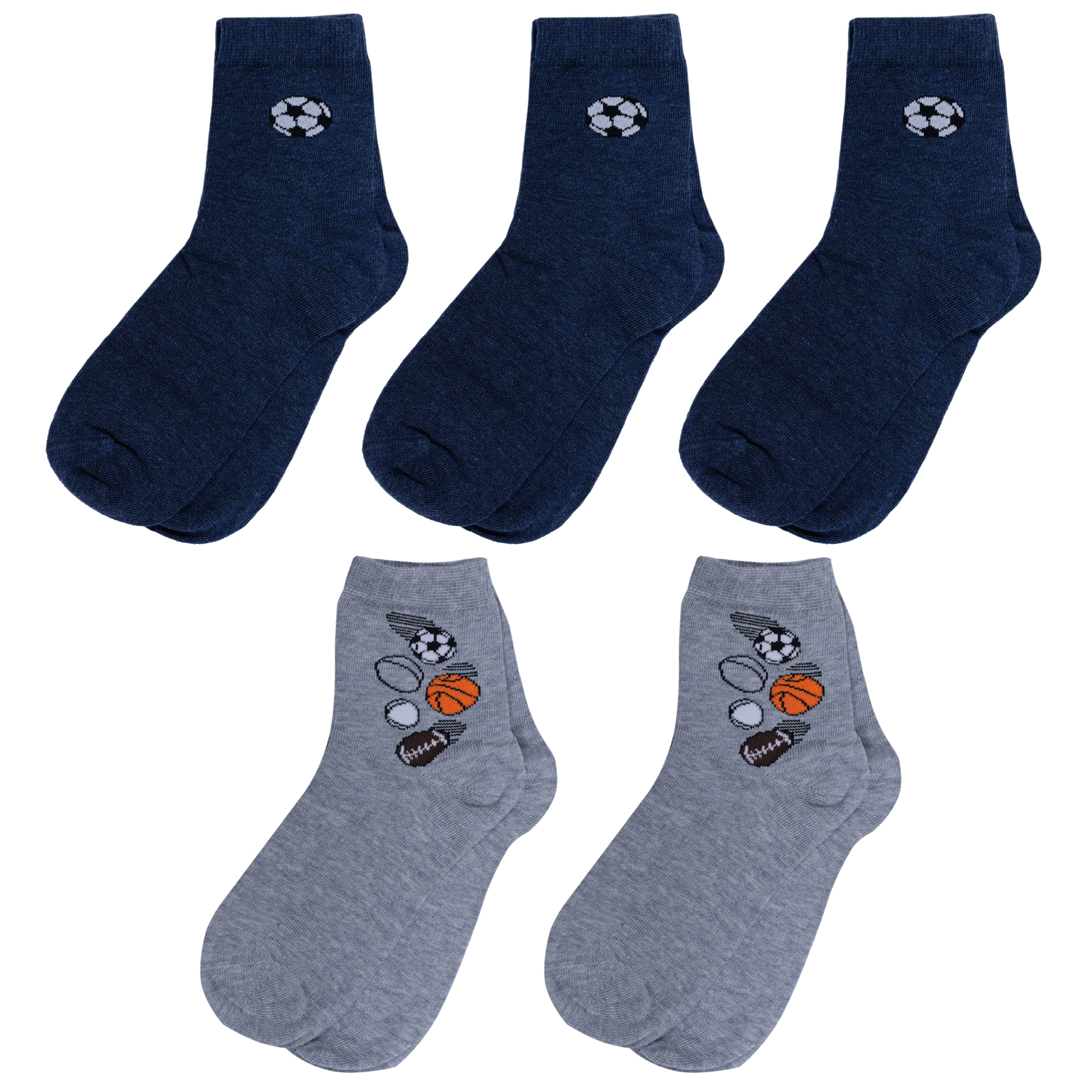 

Носки детские Rusocks 5-Д-31348, синий; серый, 14-16, 5-Д-31348