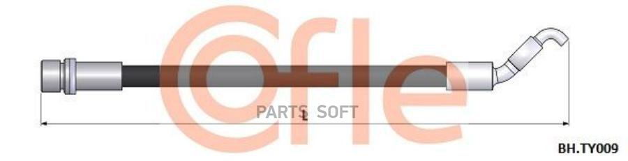 

Шланг Тормозной Задн Toyota Corolla 02- Cofle арт. 92.BH.TY009