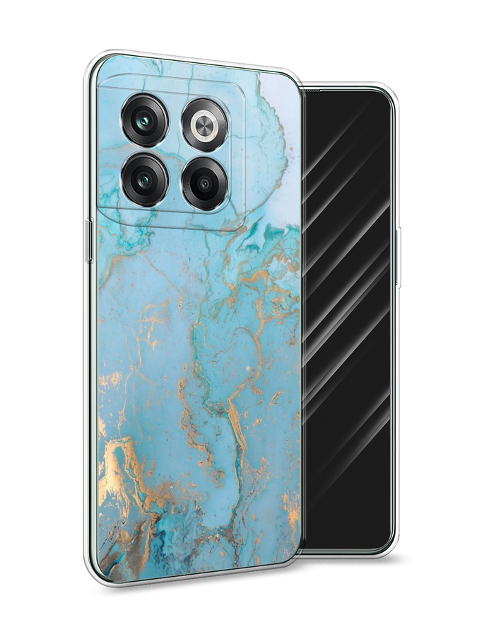 

Чехол Awog на OnePlus 10T / ВанПлас 10T "Голубой мрамор рисунок", Разноцветный, 153150-3