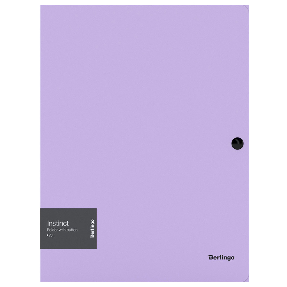 

Папка-конверт на кнопке Berlingo Instinct А4 лаванда