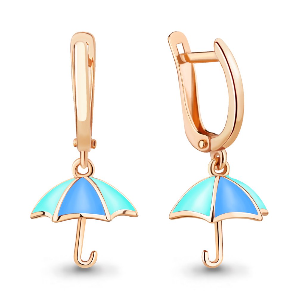 

Серьги из серебра с эмалью Aquamarine Aquamarine 34128_925_з, 34128_925_з