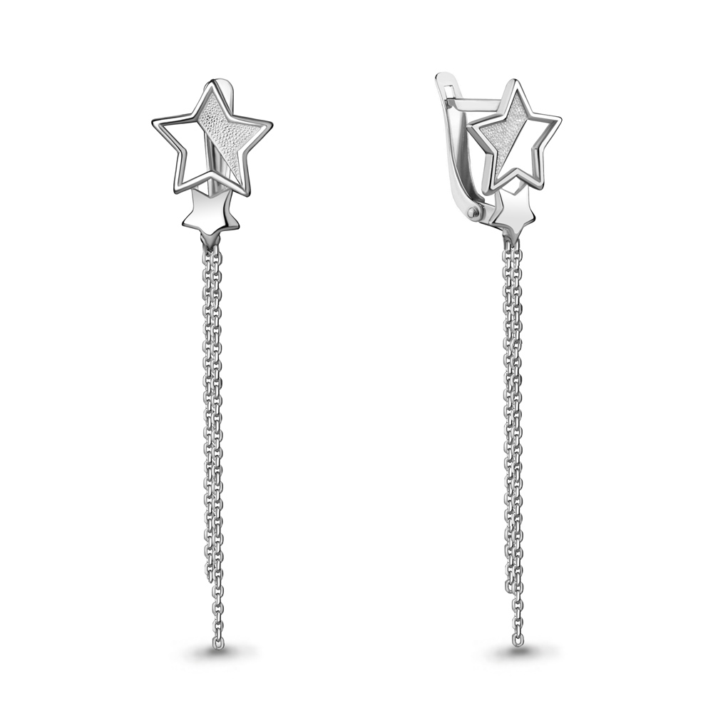 

Серьги из серебра Aquamarine Aquamarine 34112_925_р, 34112_925_р