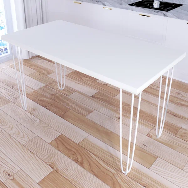 

Стол кухонный Solarius Loft металл-дерево 130х75х75, белый с белыми ножками-шпильками, Loft металл-дерево 130х75х75
