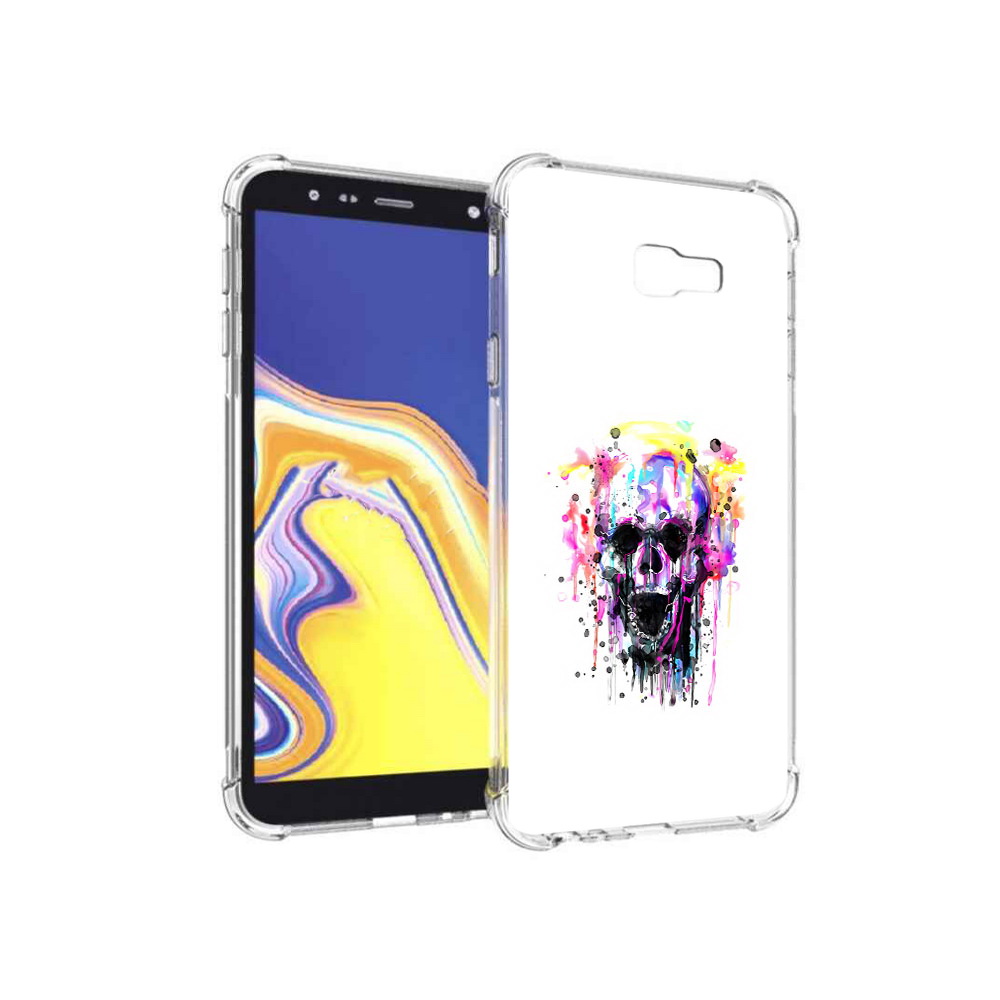 

Чехол MyPads Tocco для Samsung Galaxy J4+ (2018) граффити череп (PT118081.545.298), Прозрачный, Tocco